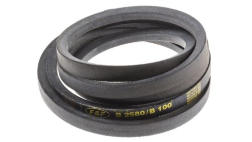 Pas napędowy, profil B, materiał: PET, guma, 17mm x 11mm x 2.54m, RS PRO