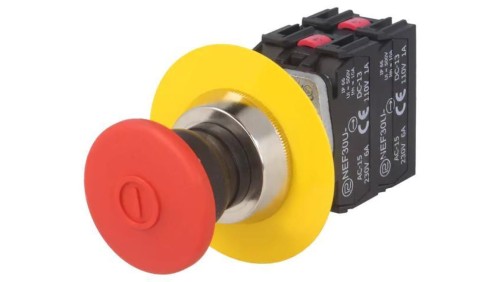 Przełącznik bezpieczeństwa, NC x2 + NO x2, Ilość pozycji stabilnych: 2, 30mm NEF30-UDRC2X2Y