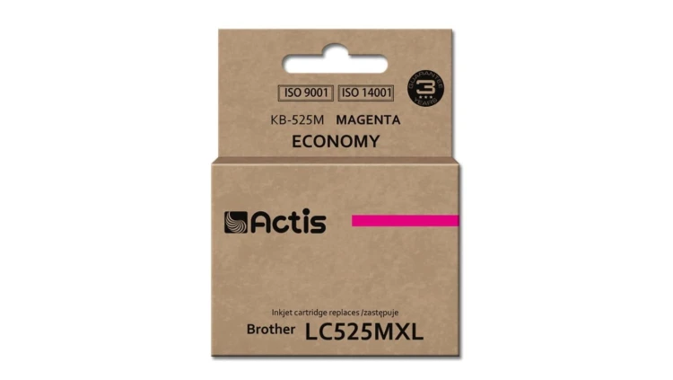 Tusz ACTIS KB-525M (zamiennik Brother LC525M Standard 15 ml czerwony)