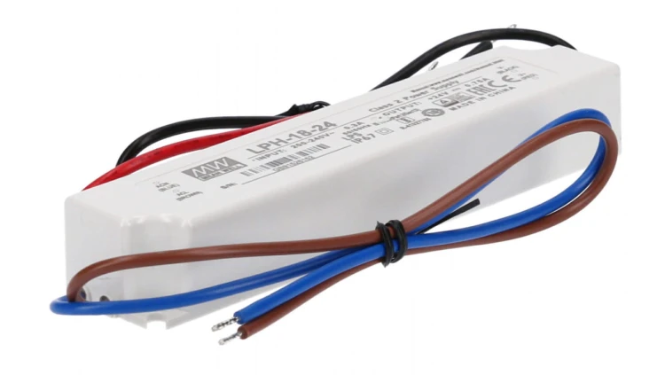 Zasilacz herm. MeanWell 24V 18W LPH