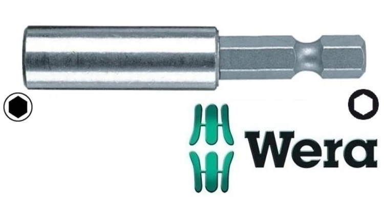 UCHWYT MAGNETYCZNY ZE STALI NIERDZEWNEJ DO BITÓW 1/4 50MM