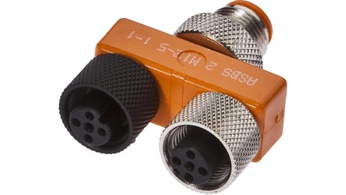 Rozdzielacz, okablowanie równoległe, 2x M12 5-PIN, M12 5-PIN VK001045