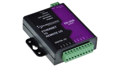 Bramka Modbus, liczba portów: 2, 5÷30VDC, śrubowy, ED, IP30, W: 100mm ED-008