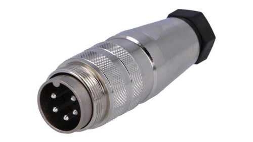 Złącze M16 wtyk męski lutowanie na przewód 5-PIN 5A 300V C09131H0051002U
