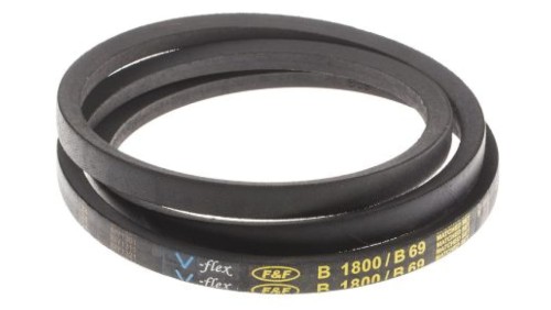 Pas napędowy, profil B, materiał: PET, guma, 17mm x 11mm x 1.75m, RS PRO