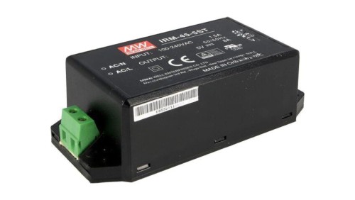 Zasilacz impulsowy do wbudowania modułowy 40W 5VDC 8A IRM-45-5ST