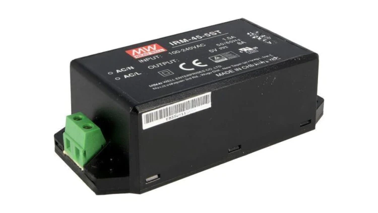 Zasilacz impulsowy do wbudowania modułowy 40W 5VDC 8A IRM-45-5ST
