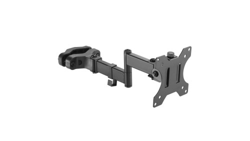 Uchwyt monitora na rurkę / słupek 28-60mm Maclean, podwójne składane ramię, 17-32, 8kg max, MC-984