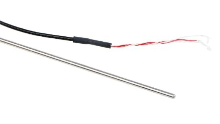 Termopara typ PT 100, -50C do +250C 150mm kabel 2m, Stal nierdzewna
