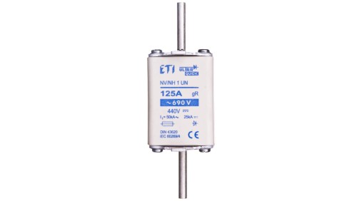 Wkładka bezpiecznikowa NH1 125A gR 690V 004333212 /3szt./