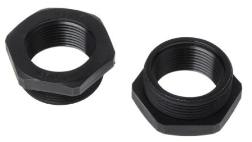 Adapter do dławnic kablowych, M32 → M25, materiał: Nylon 66, kolor: Czarny, RS PRO