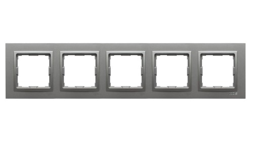VENA2 Ramka pięciokrotna aluminium 524085