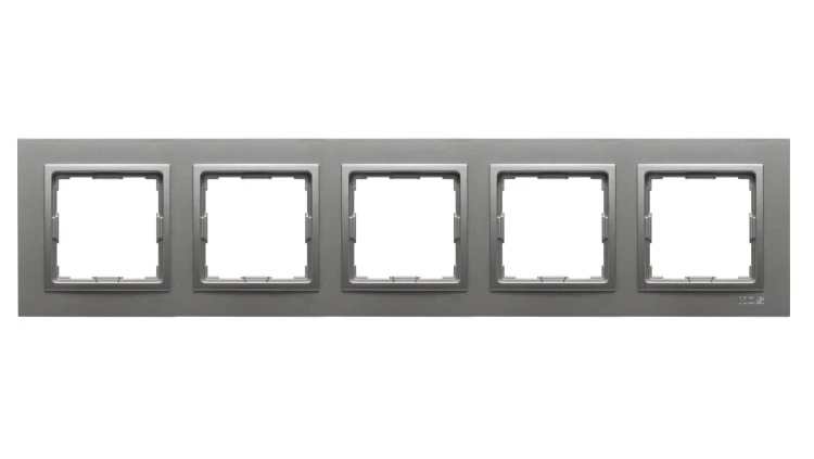 VENA2 Ramka pięciokrotna aluminium 524085