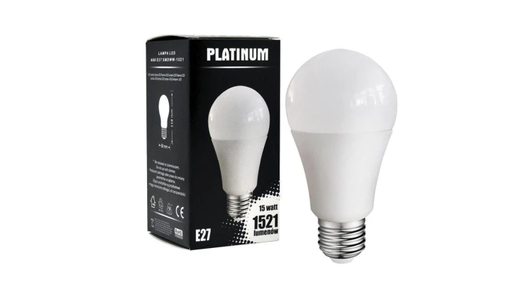 Żarówka LED E27 A60 15W = 100W 1521lm 3000K Ciepła 160 GOLDLUX