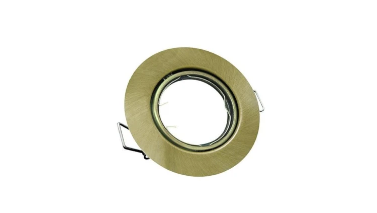 Oprawa sufitowa ruchoma OPIN GOLDLUX OKRĄGŁA METAL PATYNA
