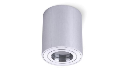Oprawa Natynkowa HALOGENOWA Wodoodporna Aluminiowa SPOT TUBA 95mm IP44 Chrom AQUARIUS ROUND Kobi