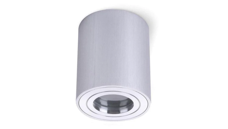 Oprawa Natynkowa HALOGENOWA Wodoodporna Aluminiowa SPOT TUBA 95mm IP44 Chrom AQUARIUS ROUND Kobi