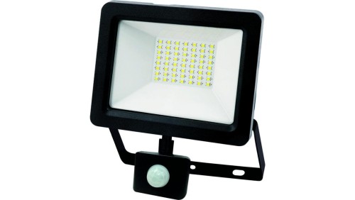 Naświetlacz LED 30W 2100lm 3000K Czarny z Czujnikem ruchu i zmierzchu GOLDLUX