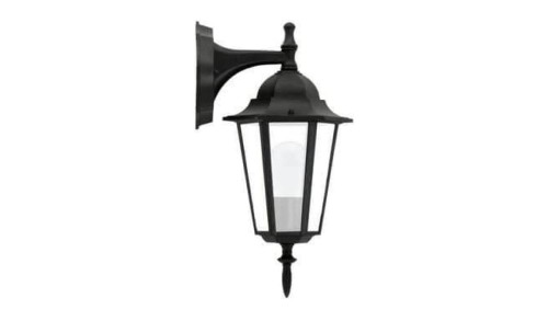Kinkiet Ogrodowy Lampa Elewacyjna LIGURIA-LT dół 1xE27 Czarna - GOLDLUX