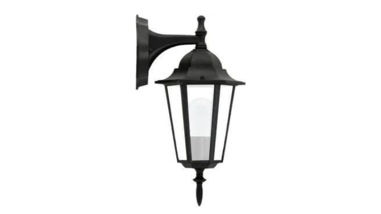 Kinkiet Ogrodowy Lampa Elewacyjna LIGURIA-LT dół 1xE27 Czarna - GOLDLUX