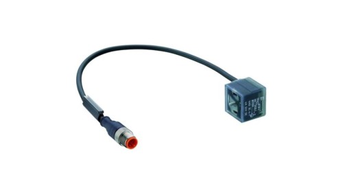 Kabel konfekcjonowany obustronnie złącza DIN typ A M12 męskie proste 5-PIN z kablem 1m 12042
