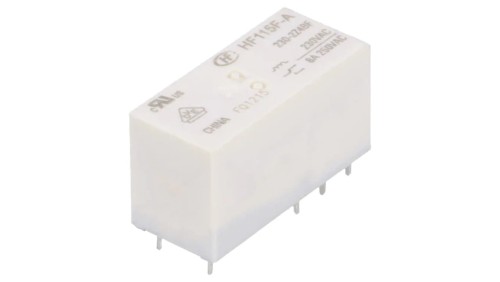 Przekaźnik elektromagnetyczny DPDT Ucewki: 230VAC 8A 8A/24VDC HF115F-A/230-2Z4BF