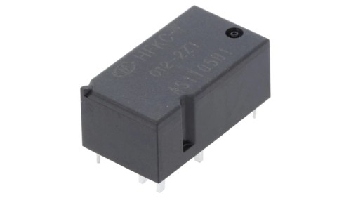 Przekaźnik elektromagnetyczny SPDT x2 Ucewki: 12VDC 30A PCB HFKC-T/012-2ZT
