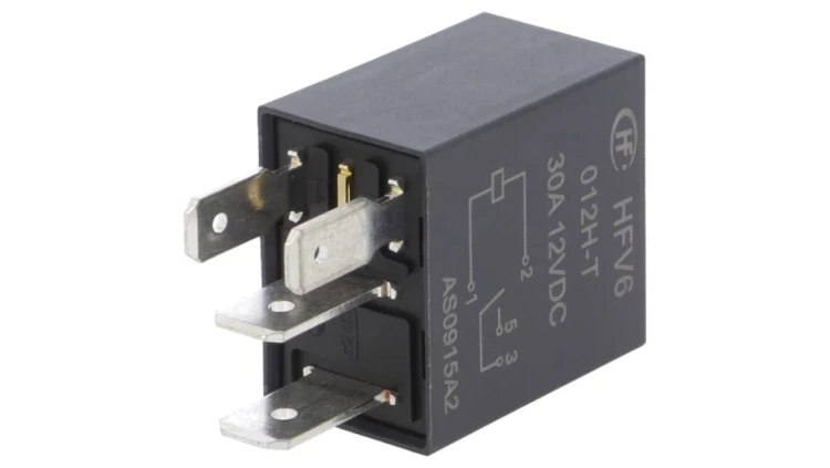 Przekaźnik elektromagnetyczny SPST-NO Ucewki: 12VDC 30A 90 HFV6/012H-T