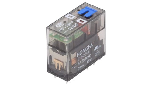 Przekaźnik elektromagnetyczny DPDT Ucewki: 12VDC 8A 8A/250VAC HF115FP/012-2Z4B