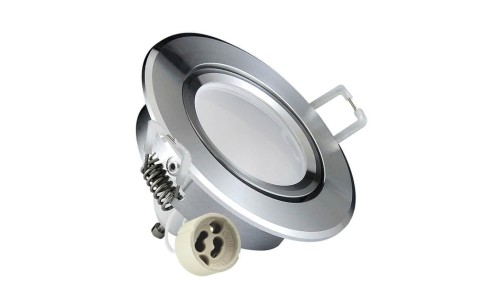 Oprawa sufitowa SUN OLAL srebrny połysk alu Goldlux + LED GU10 3.5W
