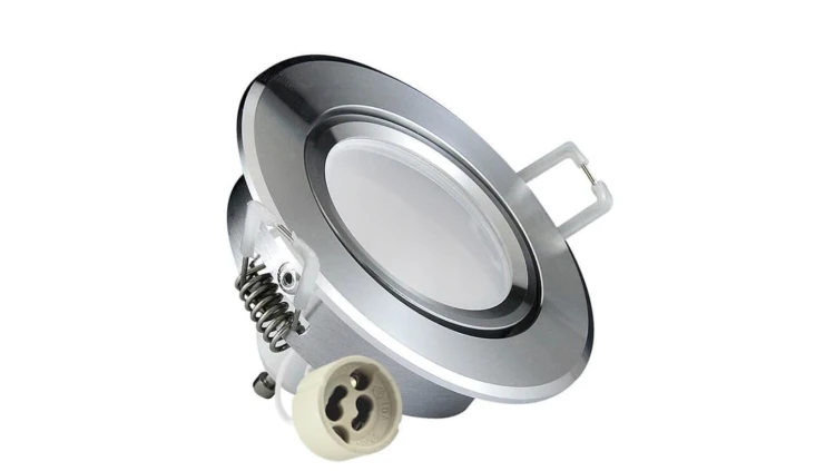 Oprawa sufitowa SUN OLAL srebrny połysk alu Goldlux + LED GU10 3.5W