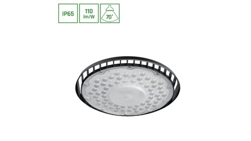 Oprawa PLATEO SUN 4 HIGH BAY 205W 22600lm 4000K 70st IP65 IK06 czarna