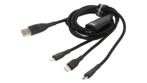 Kabel USB 2.0 1,2m czarny 100W 3,5A CB000003