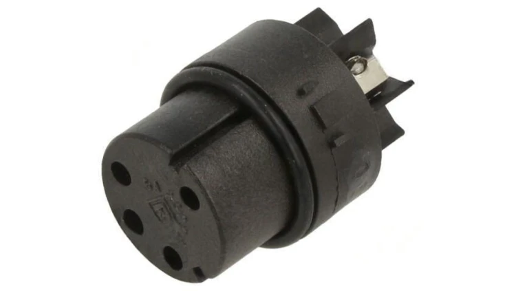Złącze okrągłe wkładka stykowa żeńskie PIN: 4 6A 250V 1mm2 SA3242