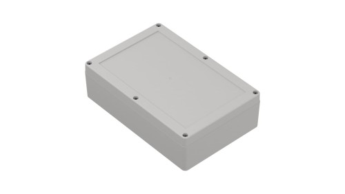ZP210.140.60SJp-IP67 TM ABS-PC - Obudowa hermetyczna ZP210.140.60 jasny dół - bezbarwna góra z uszczelką zalewaną i tulejkami mo