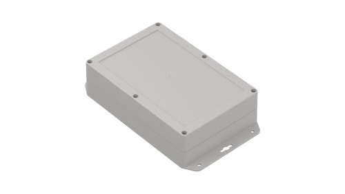 ZP210.140.60SUJp-IP67 TM ABS-PC - Obudowa hermetyczna ZP210.140.60 jasny dół z uszami - bezbarwna góra z uszczelką zalewaną i tu