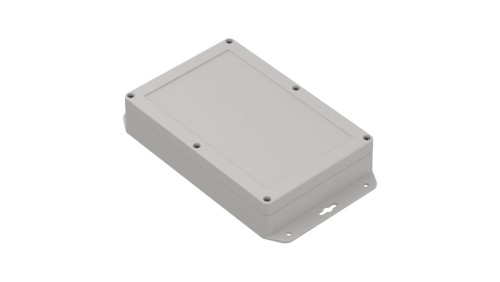 ZP210.140.45SUJ-IP67 TM PC - Obudowa hermetyczna ZP210.140.45 jasna z uszami z uszczelką zalewaną i tulejkami mosiężnymi PC