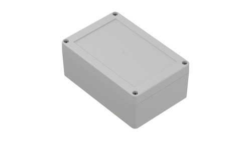 ZP150.100.60J TM PC - Obudowa plastikowa ZP150.100.60 jasna z tulejkami mosiężnymi PC