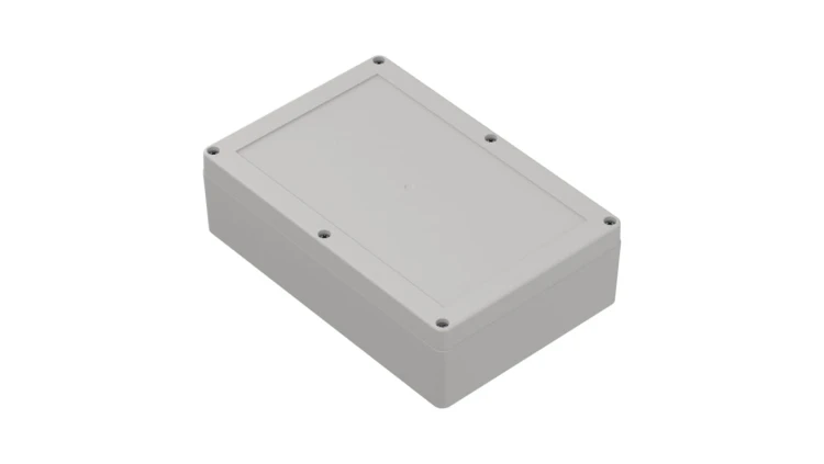 ZP210.140.60J TM PC - Obudowa plastikowa ZP210.140.60 jasna z tulejkami mosiężnymi PC