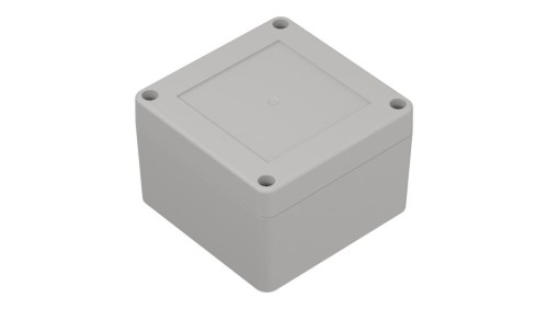 ZP90.90.60Jp TM PC - Obudowa plastikowa ZP90.90.60 jasny dół - bezbarwna góra z tulejkami mosiężnymi PC