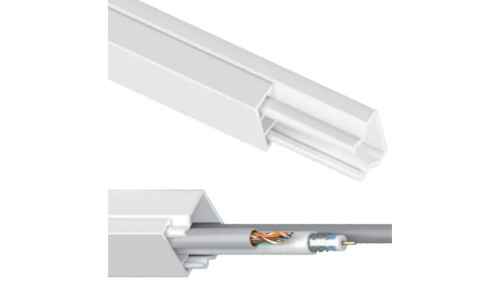 Korytko do Kabli Kanał Kablowy Elektroinstalacyjny 25x40x2000mm 2m AKS Zielonka