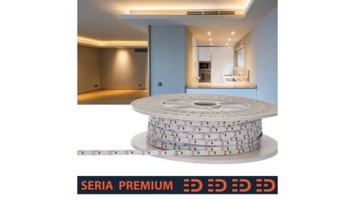 Taśma Premium 12V 60led 3000K 500lm SMD2835 PL5Y 1m