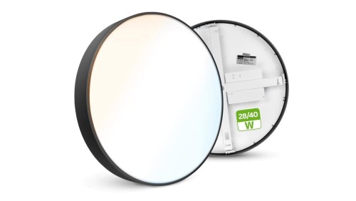 Plafon LED Polari 28/40W 3000/4000/5700K Czarny