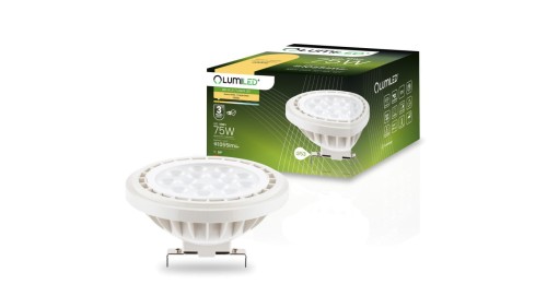 Żarówka LED G53 AR111 10W = 75W 1055lm 3000K Ciepła 38 12V AC/DC LUMILED