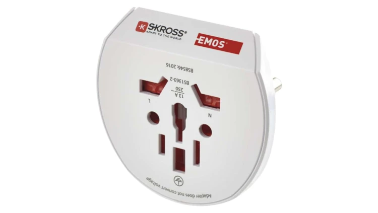 Adapter podróżny Europa biały P0055N