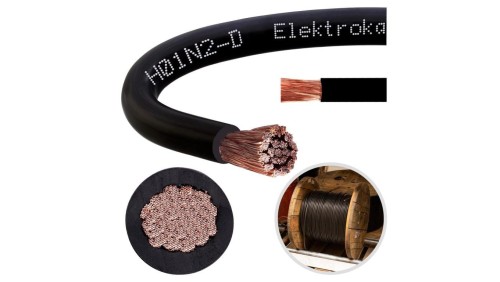 Przewód spawalniczy H01N2-D / OnS 50 100V Elektrokabel /100m/