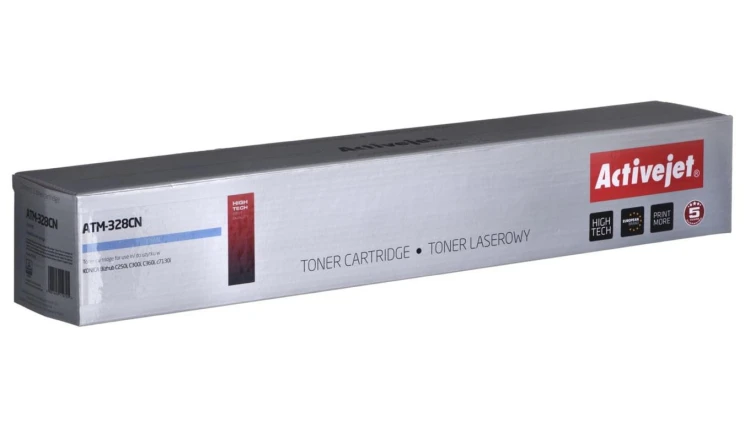 Toner Activejet ATM-328CN (zamiennik Konica Minolta TN328C Supreme 28000 stron błękitny)