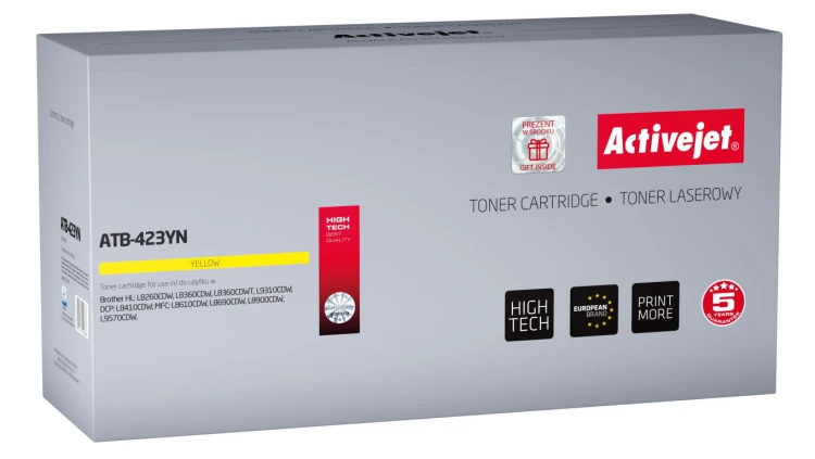 Toner Activejet ATB-423YN (zamiennik Brother TN-423Y Supreme 4000 stron żółty)