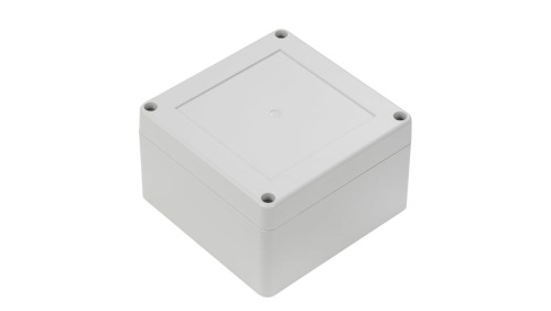 ZP105.105.60J TM PC - Obudowa plastikowa ZP105.105.60 jasna z tulejkami mosiężnymi PC
