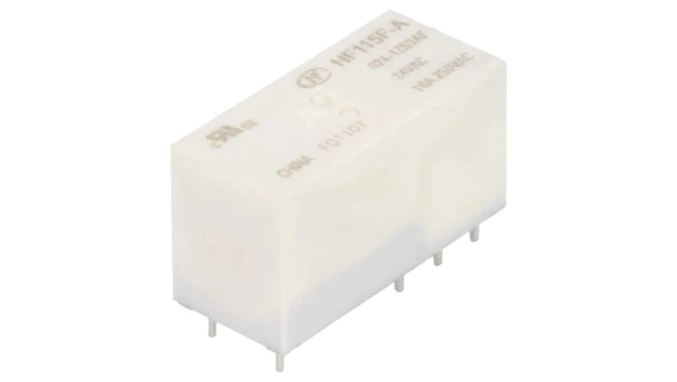 Przekaźnik elektromagnetyczny SPDT Ucewki: 24VAC 16A PCB HF115F-A/024-1ZS3AF